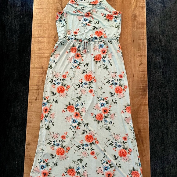 NWT Trixxi Feranmi Halter Maxi Dress Size L Girls (10-12) - Picture 3 of 7